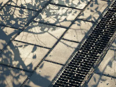 Scanned Seamless Wet Floor Tiles PBR Textures Texture