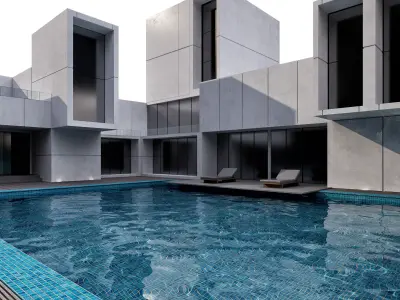 MODERN HOUSE NO15 A 3D model