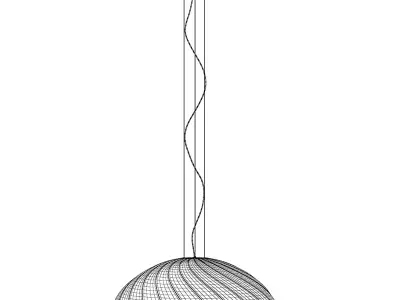 Ceiling Lamp 3D model 47