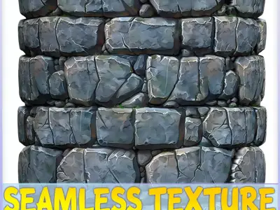 Stylized Wall Seamless Texture Texture 128