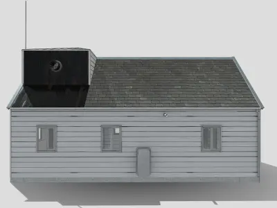 Norway House Low-poly 3D model