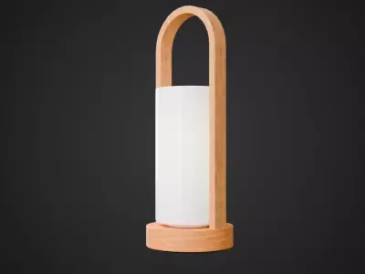 Evie Table Lamp Low-poly 3D model