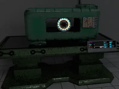 Sci-Fi office 3D model