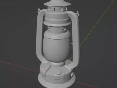 Simple Lamp 3D model