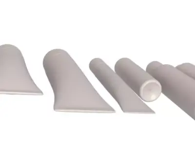 Cosmetic containers 3D model