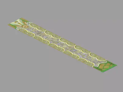 Disney main city - ground surface 01 3D model
