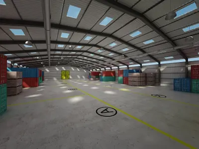 Warehouse Interior 3D model