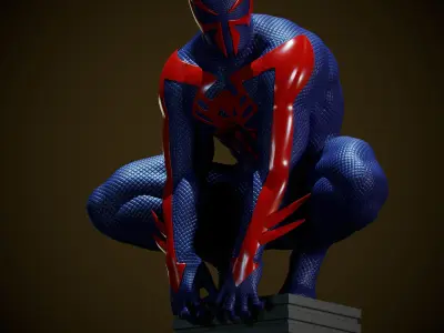 spiderman 2099 3D model