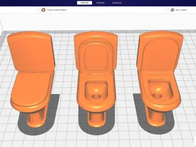 Wc 01 - STL 3D print model