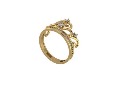 P3 Women Ring Model 3D print model