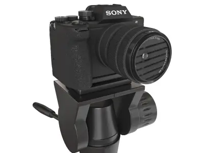 A set of studio equipment 01 3D model