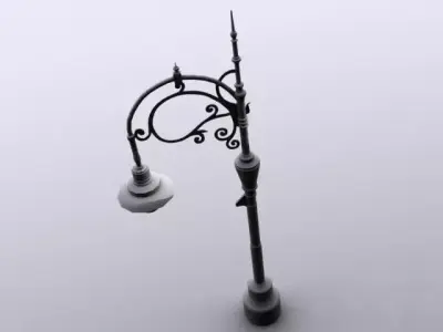 Street Lamp 3D model 19
