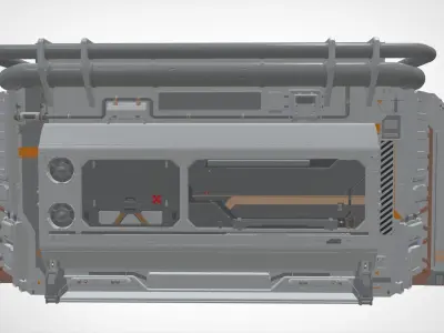 Sci Fi Modular Environment 2 3D model