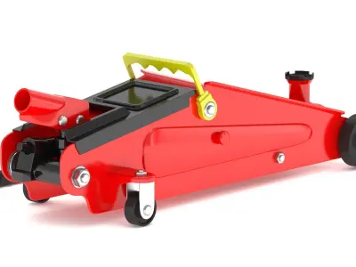 Garage Trolley Jack 3D model