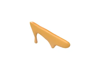 Liquid Drops v1 011 Low-poly 3D model