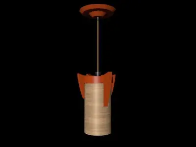 Modern Lamp Low-poly 3D model 6