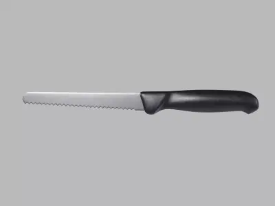 Tomato Knife Low-poly 3D model