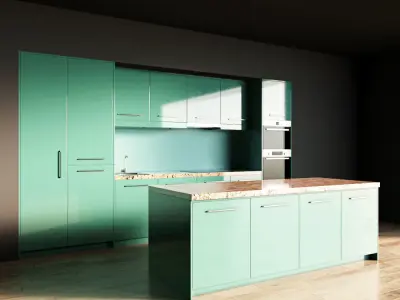 7-Kitchen7 glossy 1 3D model