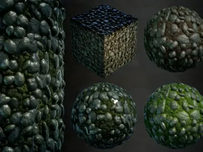 Stone Floor water - VOL 03 - SBS - Maps Texture