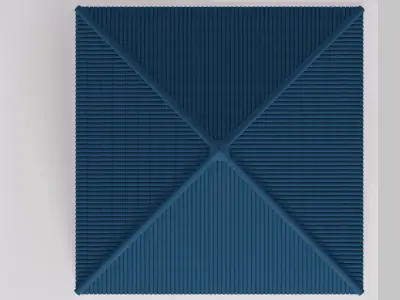 OUT DOOR PERGOLA WITH SITTING AREA Low-poly 3D model