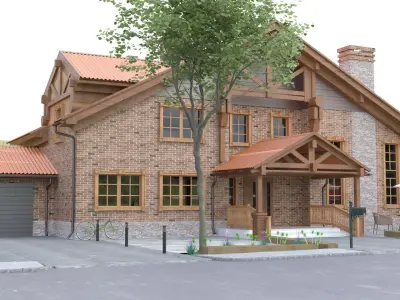 House castle 3D model purchase