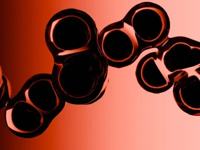 Organic Cell Animation 3D model