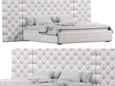 Parigi Tufted California King 3D model