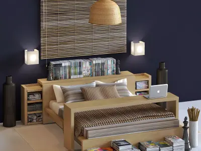 Chambre Malm 3D model