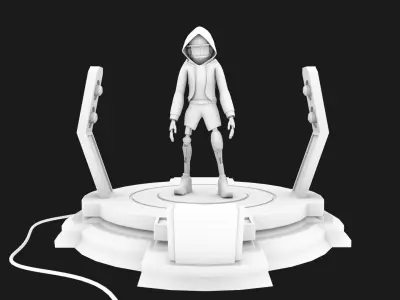 Game ready Character Low-poly 3D model purchase