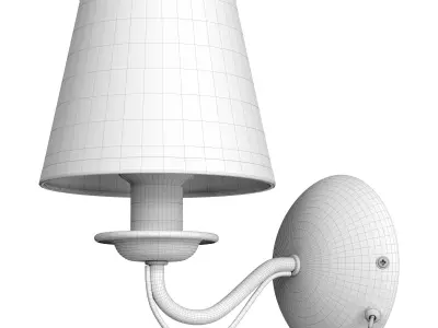 Wall lamp with switch A9368AP-1AB  3D model