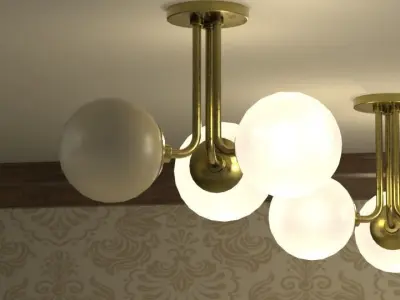 Modern Light 03 Free low-poly 3D model