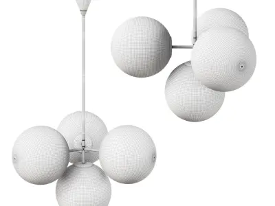 Ardsley Cluster Chandelier 3D model
