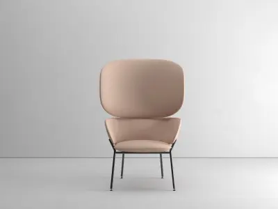 Armchair - Scandinavian style - Bolia - photorealist 3D model 3D model
