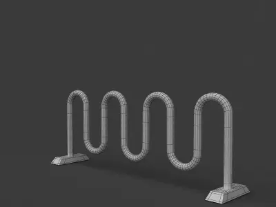 Cycle stand 3D model