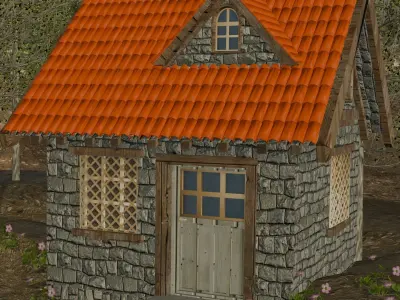 Village 3D model buy