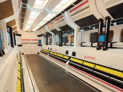 Sci Fi Corridor  3D model