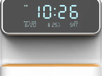 Wireless charging lamp 3D model