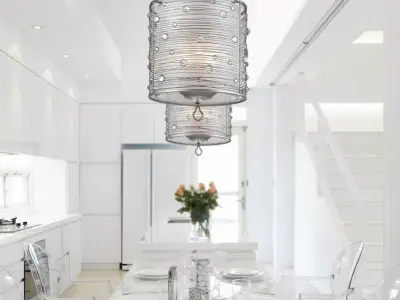 Caydee Light Single Drum Pendant 3D model