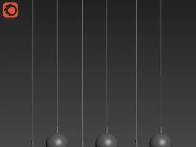 Lamp Modo mono Designed by Jason Miller 3D model