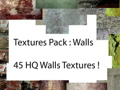 Wall Textures Pack 1 3D model
