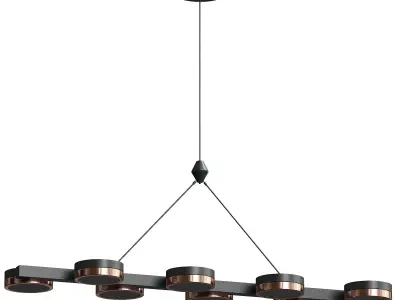  Ashor LED Linear Suspension 3D model