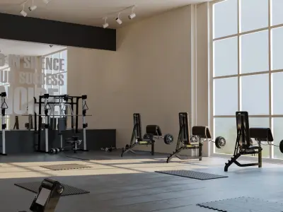 Athletic club 3D model