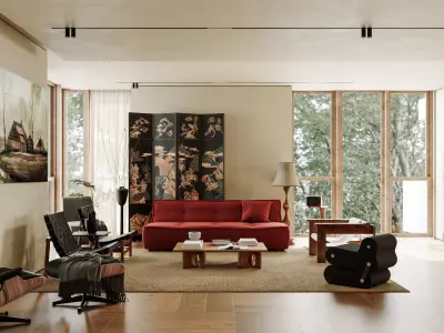 Cream style interiors that are trending right now 3D model