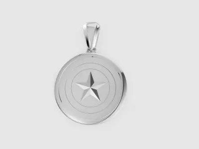 Star pendant 3D print model