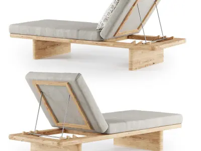 Kettal Mesh Tumbona 3D model