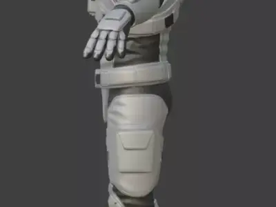 Astronaut Spacesuit 3D Model 3D model