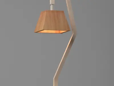Table Lamp Free low-poly 3D model 2