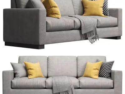 Wesley Hall - Ample Sofa 3D model