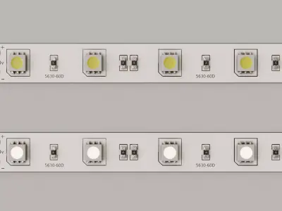 LED Strip Light 3D model