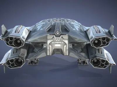  Sci-fi Spaceship PBR 